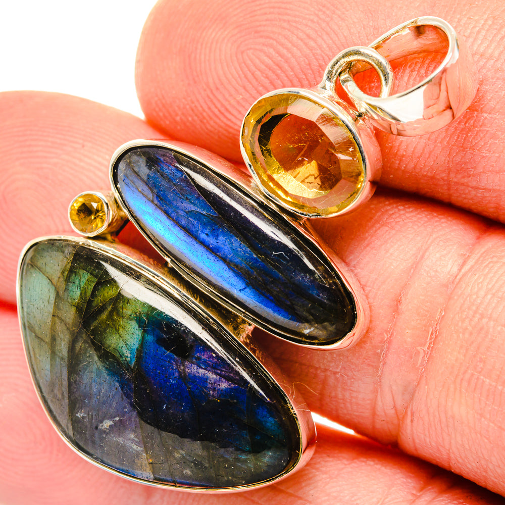 Labradorite Pendants handcrafted by Ana Silver Co - PD29915