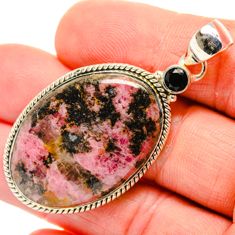 Rhodonite Pendants handcrafted by Ana Silver Co - PD29920