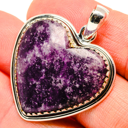 Lepidolite Pendants handcrafted by Ana Silver Co - PD29923