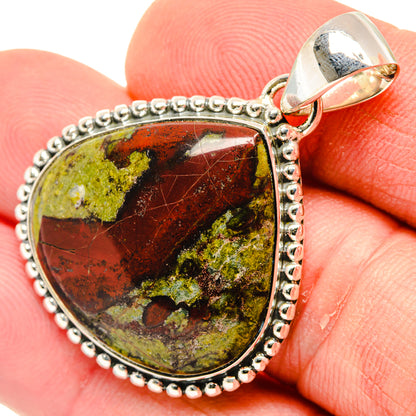 Dragon's Blood Stone Pendants handcrafted by Ana Silver Co - PD29927