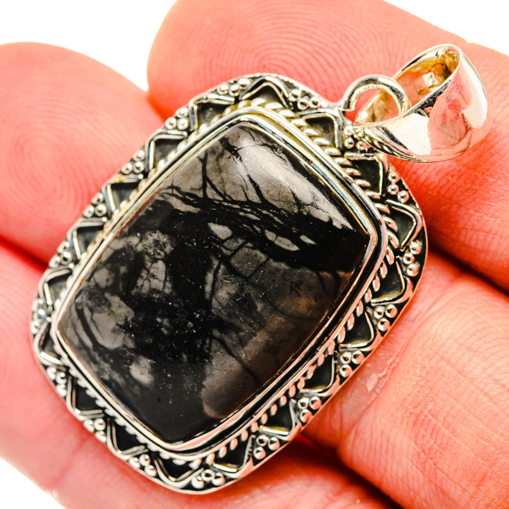 Picasso Jasper Pendants handcrafted by Ana Silver Co - PD29931