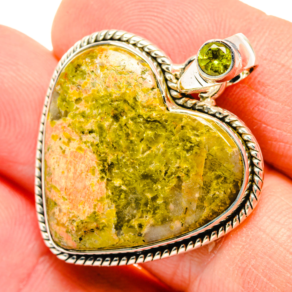 Unakite Pendants handcrafted by Ana Silver Co - PD29932