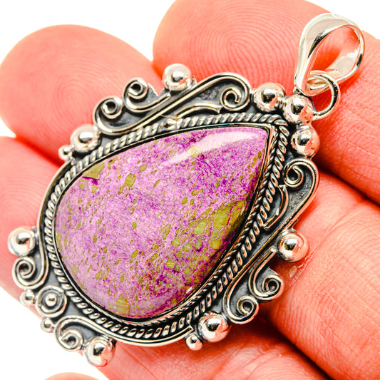 Stichtite Pendants handcrafted by Ana Silver Co - PD29933
