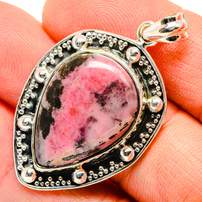 Rhodonite Pendants handcrafted by Ana Silver Co - PD29935