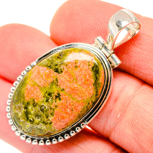 Unakite Pendants handcrafted by Ana Silver Co - PD29940