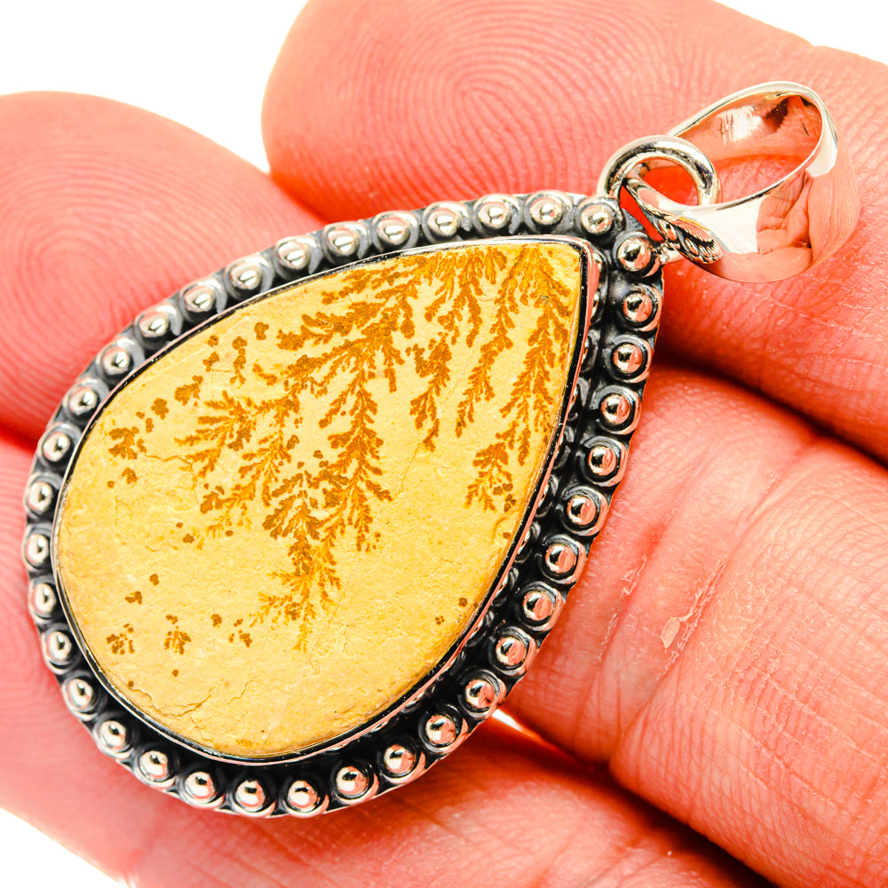 Germany Psilomelane Dendrite Pendants handcrafted by Ana Silver Co - PD29943