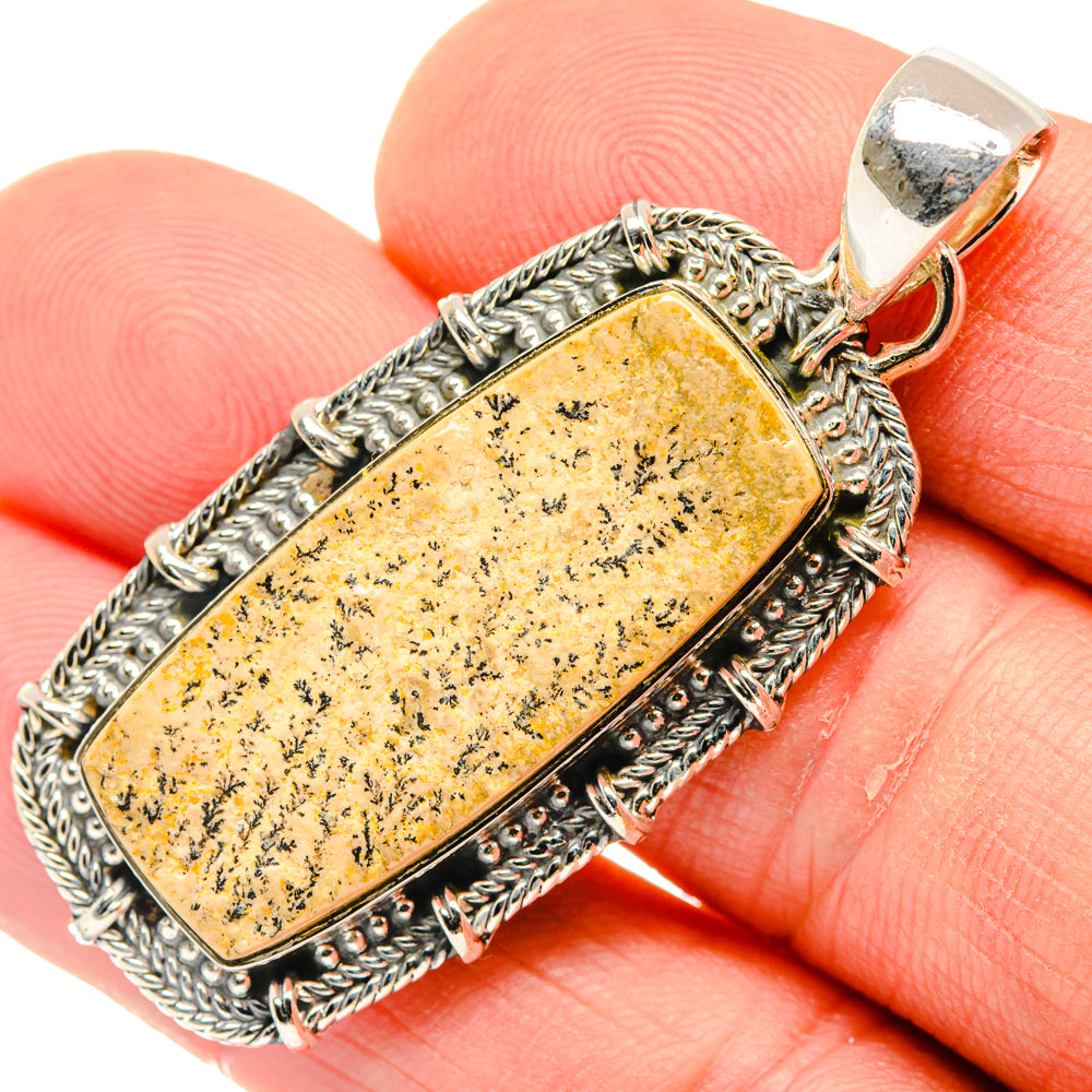 Germany Psilomelane Dendrite Pendants handcrafted by Ana Silver Co - PD29944
