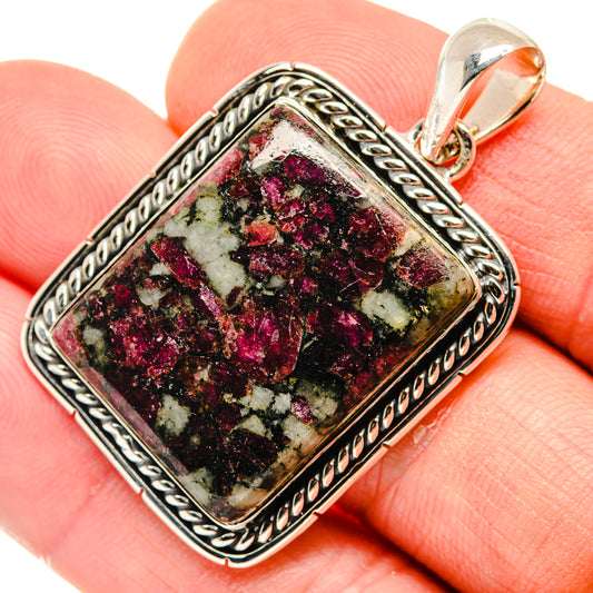 Russian Eudialyte Pendants handcrafted by Ana Silver Co - PD29948