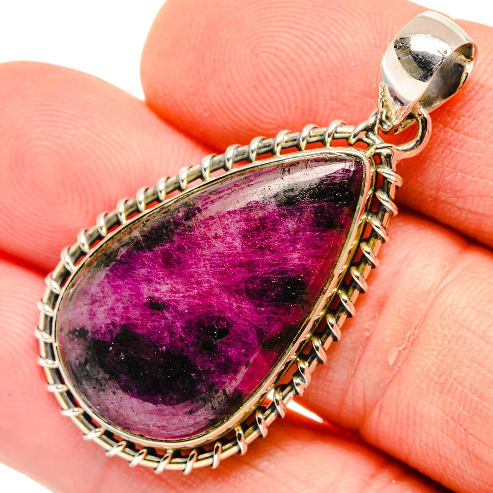Rhodonite Pendants handcrafted by Ana Silver Co - PD29950