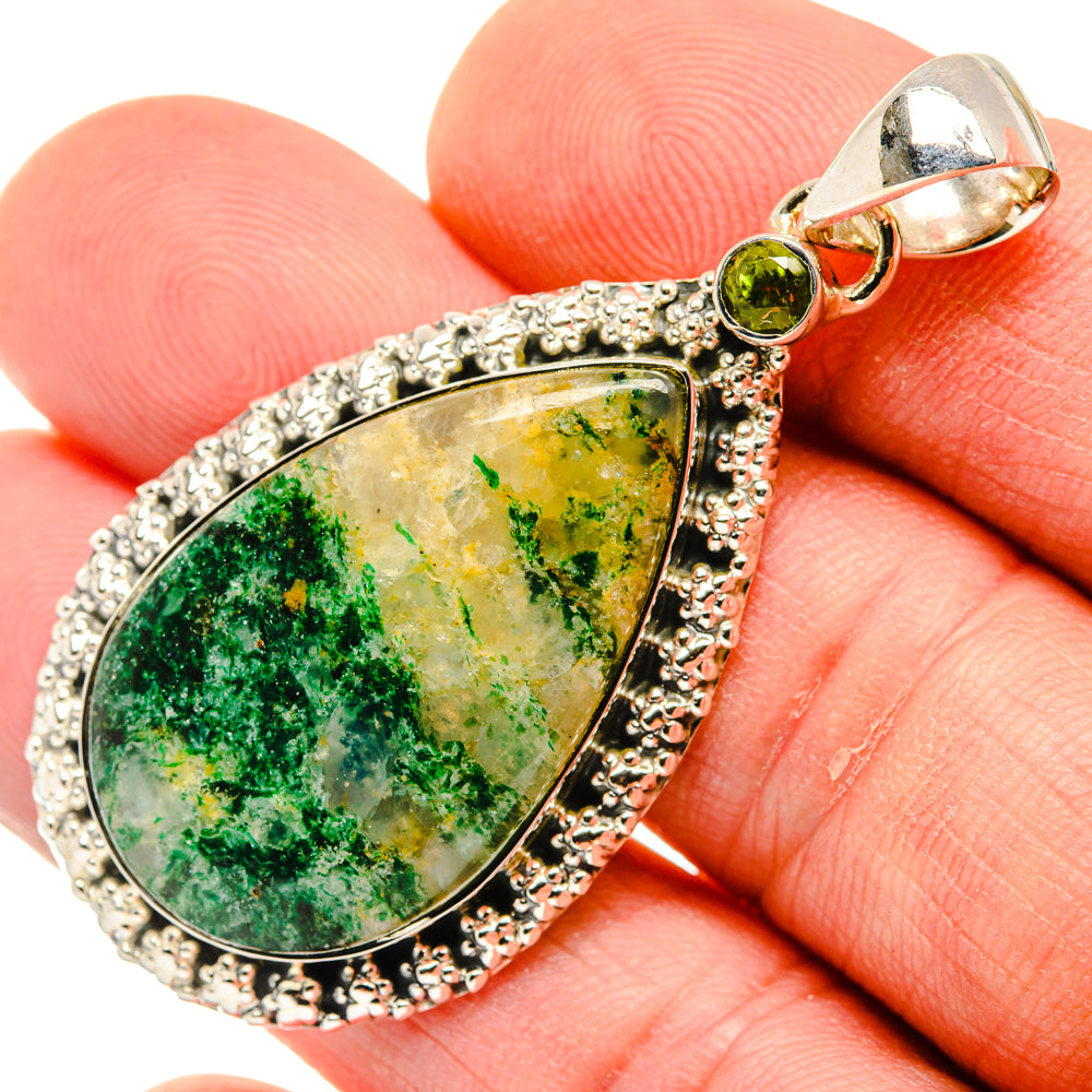 Green Aventurine Pendants handcrafted by Ana Silver Co - PD29959