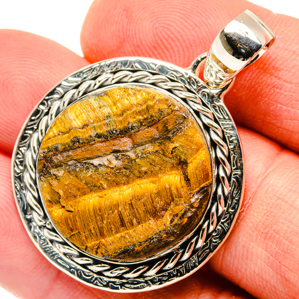 Tiger Iron Pendants handcrafted by Ana Silver Co - PD29961