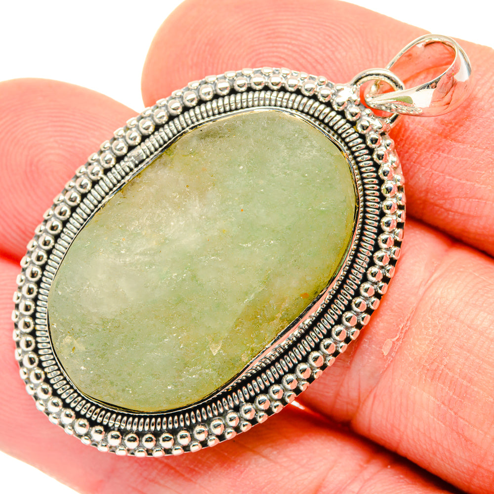 Prehnite Pendants handcrafted by Ana Silver Co - PD29962