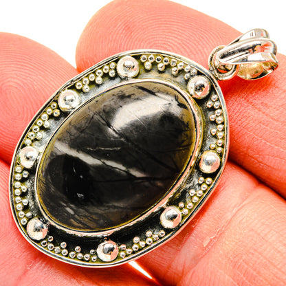 Picasso Jasper Pendants handcrafted by Ana Silver Co - PD29965