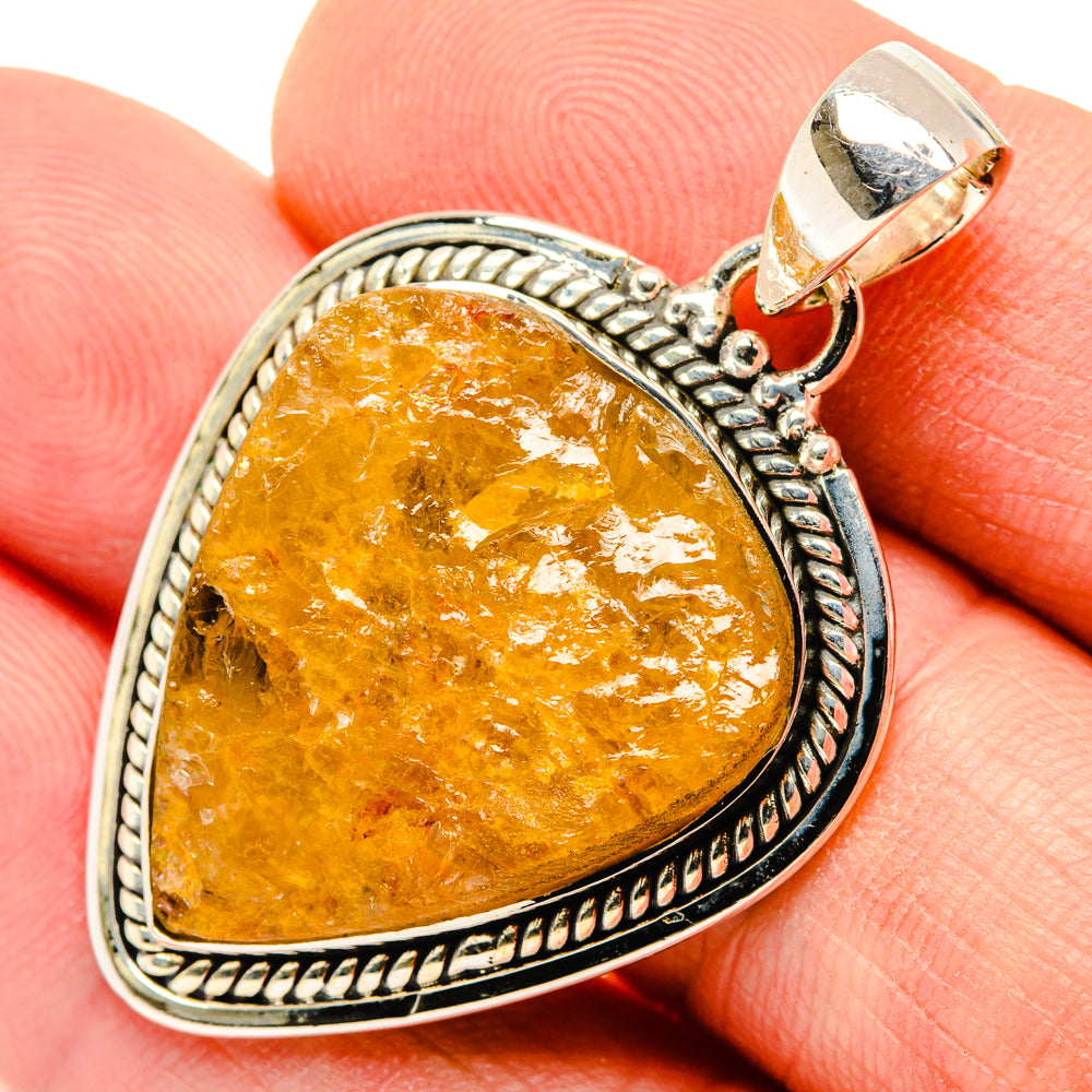 Citrine Pendants handcrafted by Ana Silver Co - PD29967