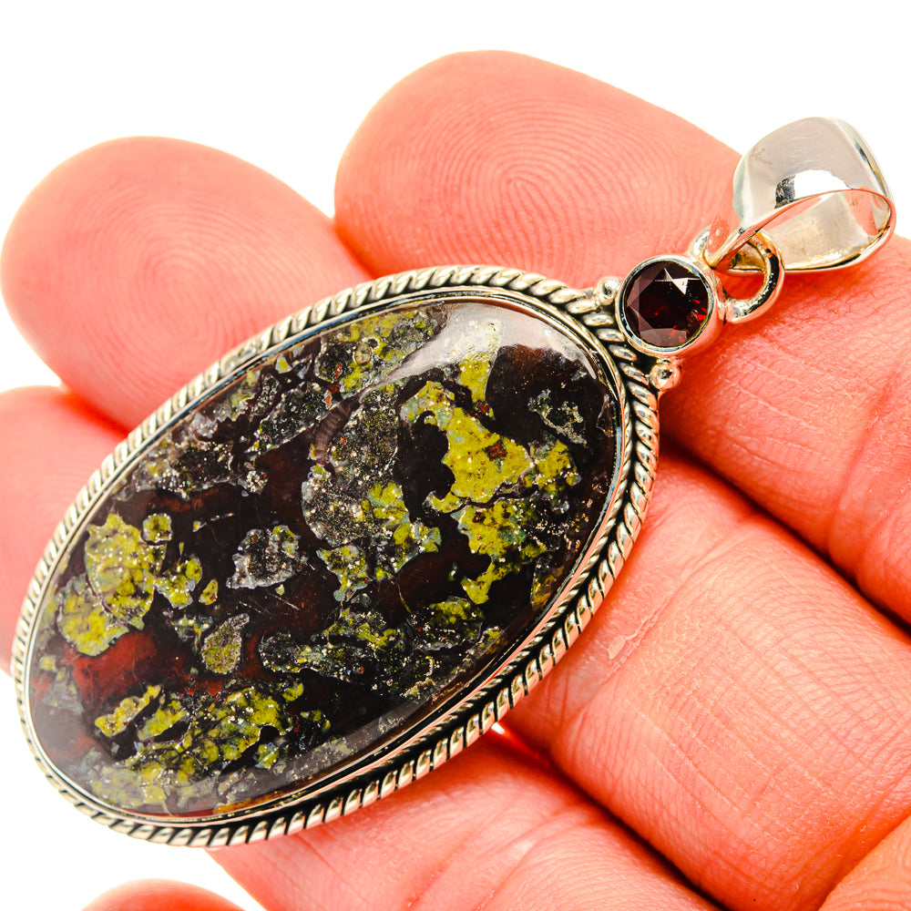 Dragon's Blood Stone Pendants handcrafted by Ana Silver Co - PD29970