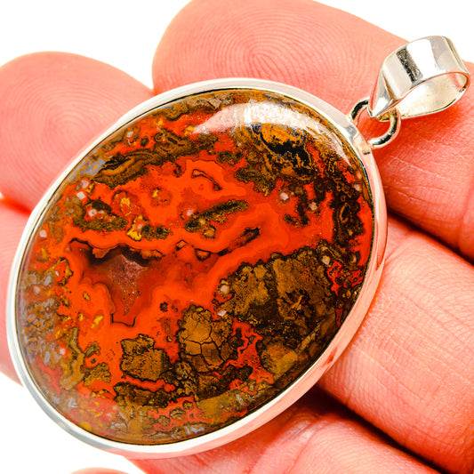 Moroccan Agate Pendants handcrafted by Ana Silver Co - PD29972
