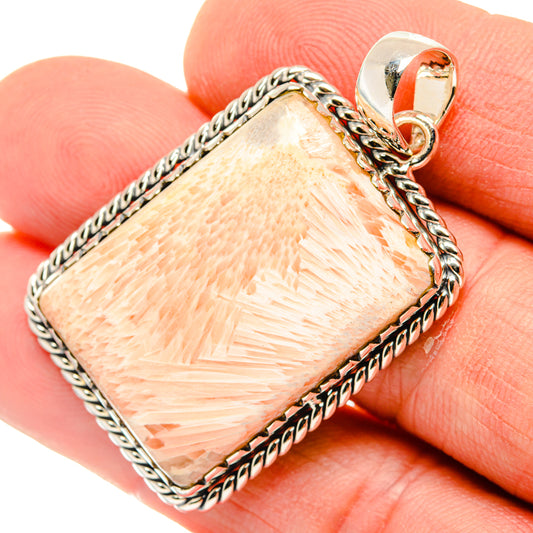 Scolecite Pendants handcrafted by Ana Silver Co - PD29973