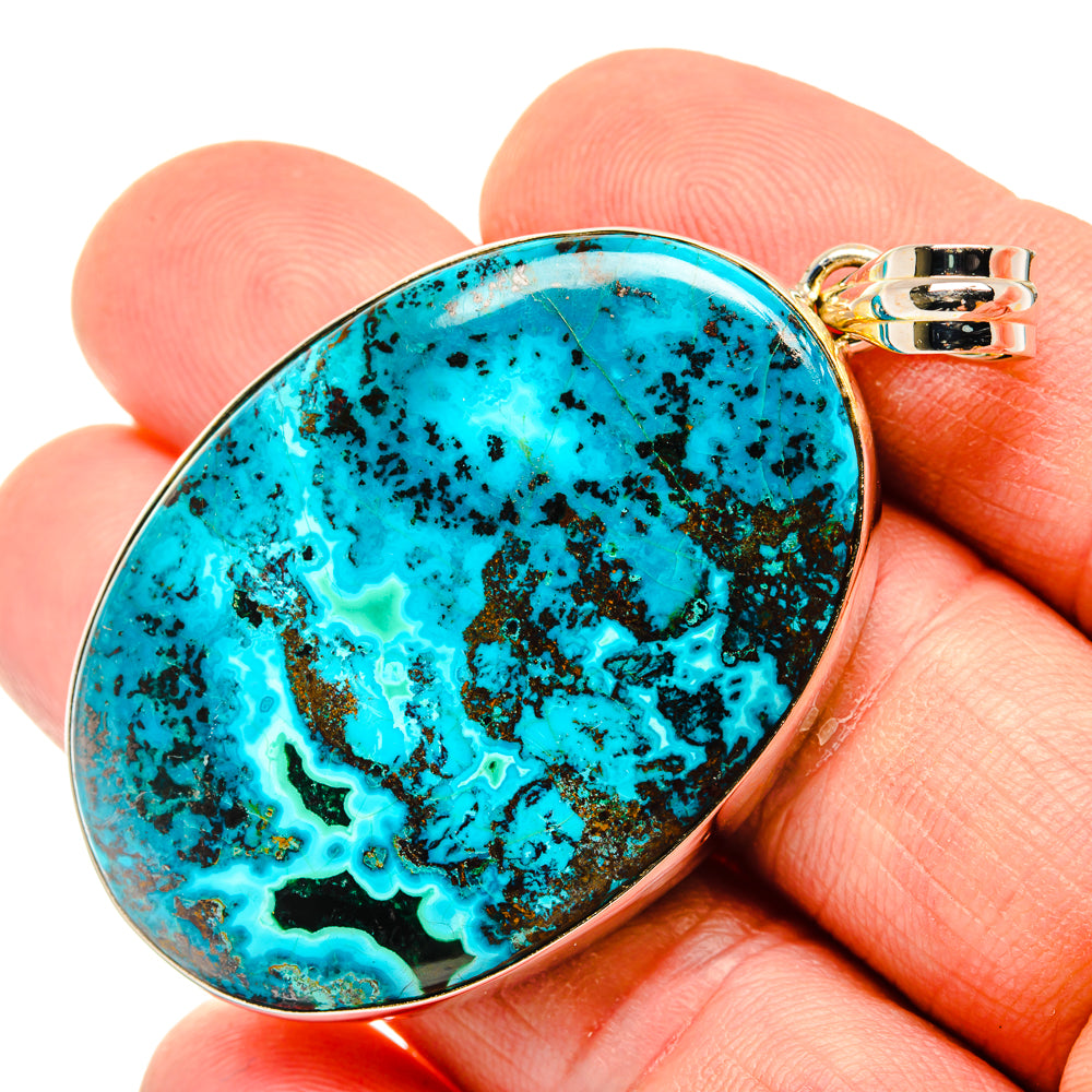 Shattuckite Pendants handcrafted by Ana Silver Co - PD29974