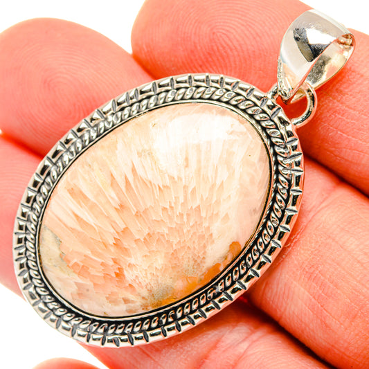 Scolecite Pendants handcrafted by Ana Silver Co - PD29985