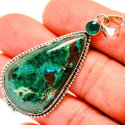 Malachite Pendants handcrafted by Ana Silver Co - PD29986