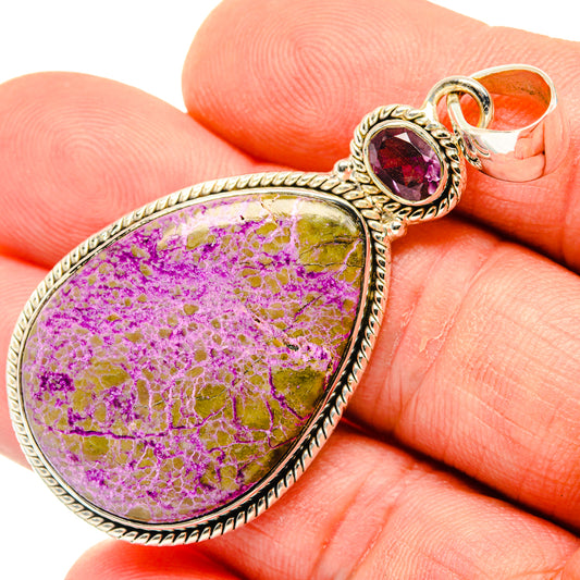 Stichtite Pendants handcrafted by Ana Silver Co - PD29989