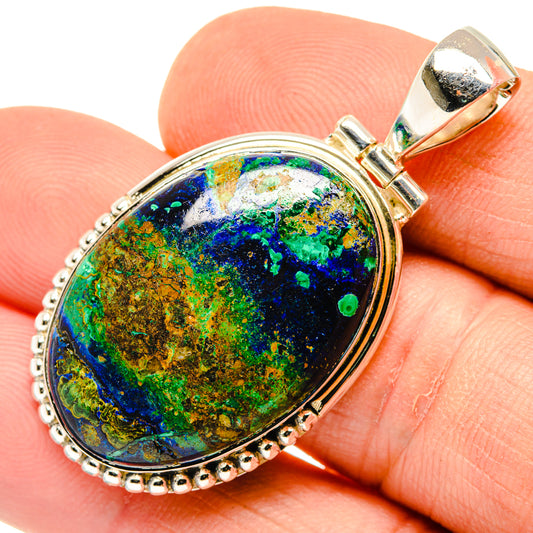 Azurite Pendants handcrafted by Ana Silver Co - PD29997