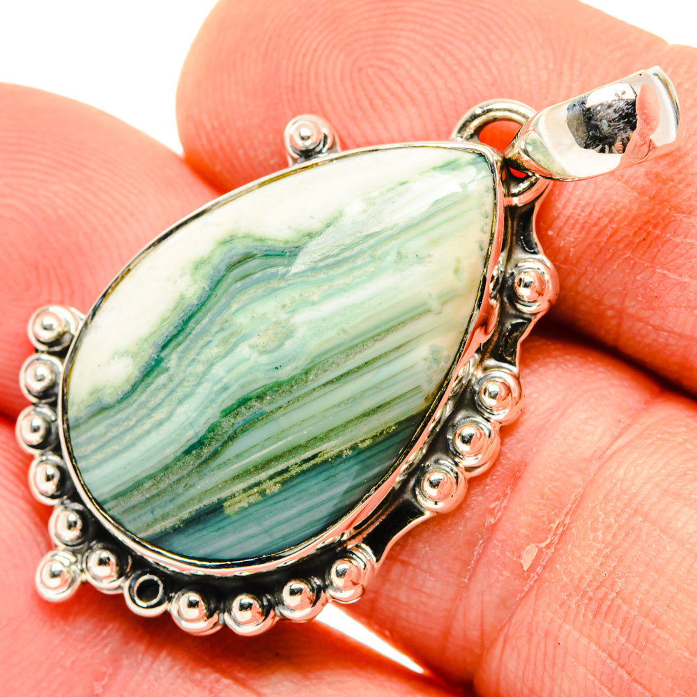 Ocean Jasper Pendants handcrafted by Ana Silver Co - PD30009