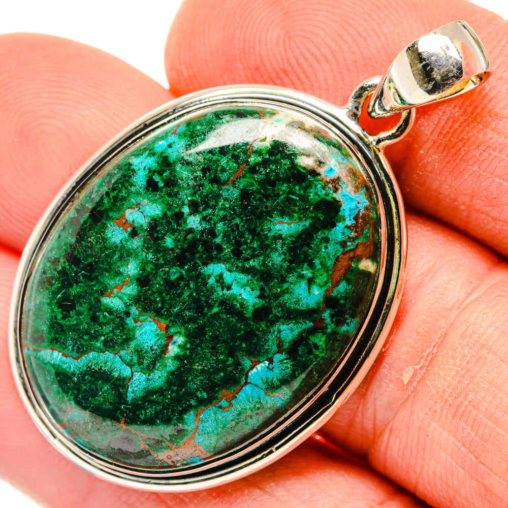 Malachite Pendants handcrafted by Ana Silver Co - PD30011