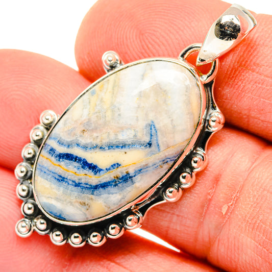 Sodalite Pendants handcrafted by Ana Silver Co - PD30029
