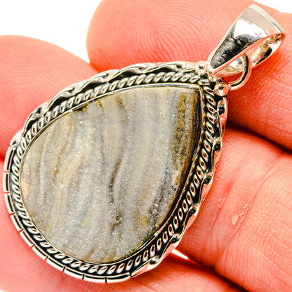 Desert Druzy Pendants handcrafted by Ana Silver Co - PD30031