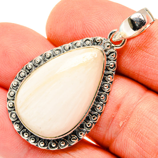 Scolecite Pendants handcrafted by Ana Silver Co - PD30032