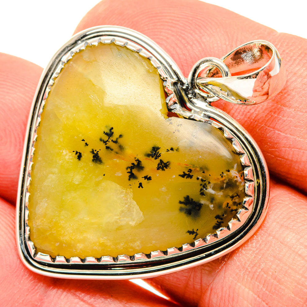 Dendritic Agate Pendants handcrafted by Ana Silver Co - PD30036
