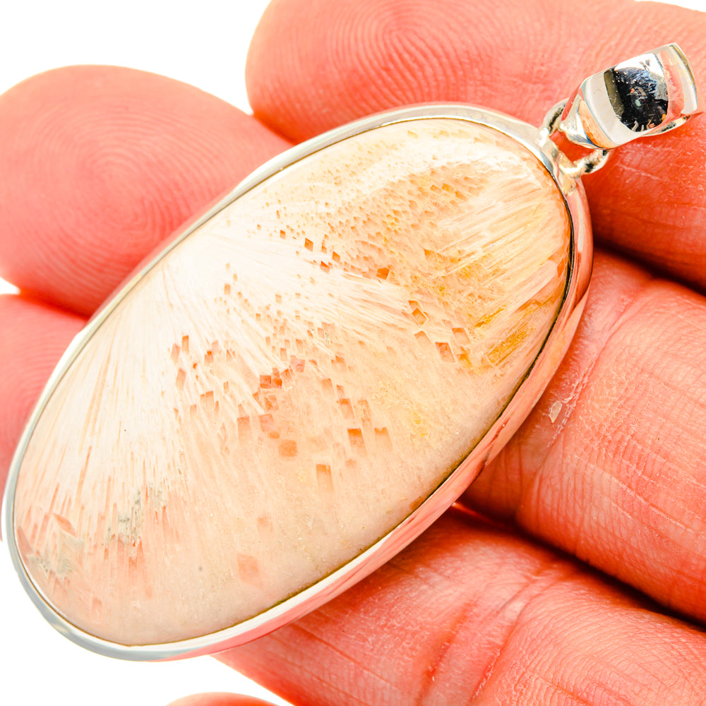 Scolecite Pendants handcrafted by Ana Silver Co - PD30041
