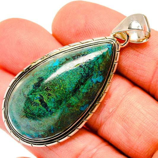 Azurite Pendants handcrafted by Ana Silver Co - PD30044