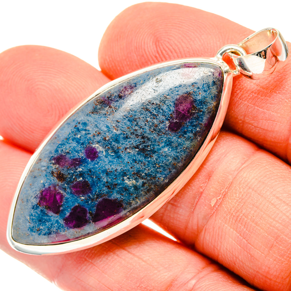 Ruby Fuchsite Pendants handcrafted by Ana Silver Co - PD30045