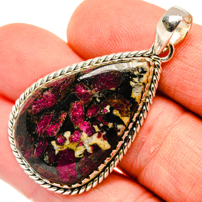 Russian Eudialyte Pendants handcrafted by Ana Silver Co - PD30054