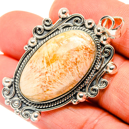 Scolecite Pendants handcrafted by Ana Silver Co - PD30056