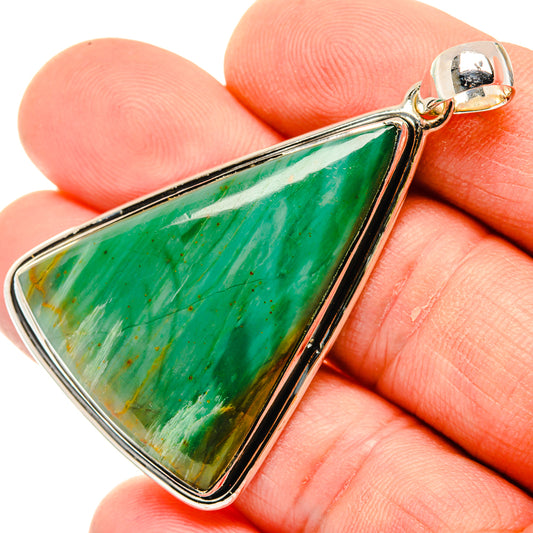 Chrysoprase Pendants handcrafted by Ana Silver Co - PD30058