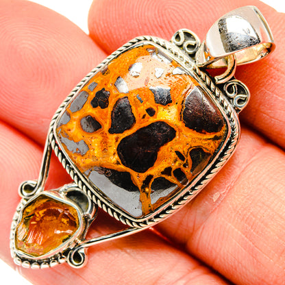Bauxite Pendants handcrafted by Ana Silver Co - PD30061