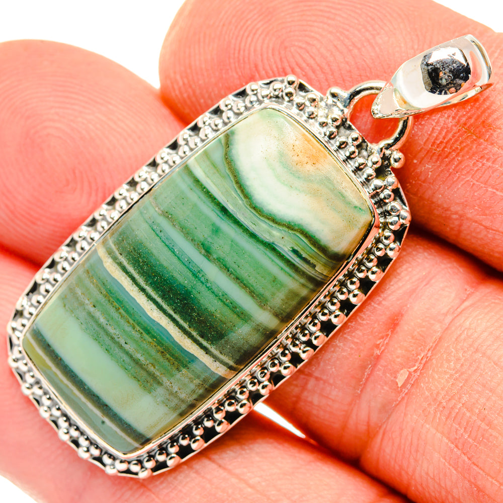 Ocean Jasper Pendants handcrafted by Ana Silver Co - PD30063
