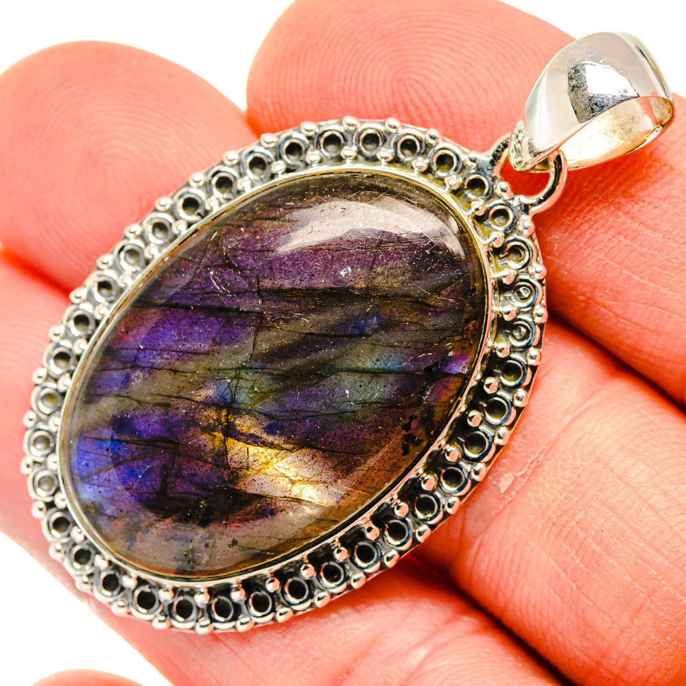 Labradorite Pendants handcrafted by Ana Silver Co - PD30068