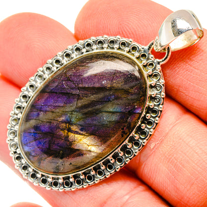 Labradorite Pendants handcrafted by Ana Silver Co - PD30068