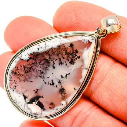Dendritic Opal Pendants handcrafted by Ana Silver Co - PD30073