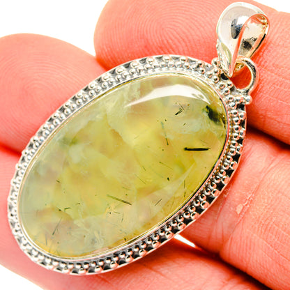Prehnite Pendants handcrafted by Ana Silver Co - PD30082