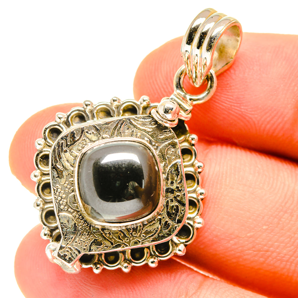 Hematite Pendants handcrafted by Ana Silver Co - PD3009