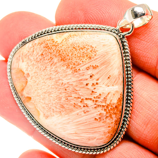 Scolecite Pendants handcrafted by Ana Silver Co - PD30094