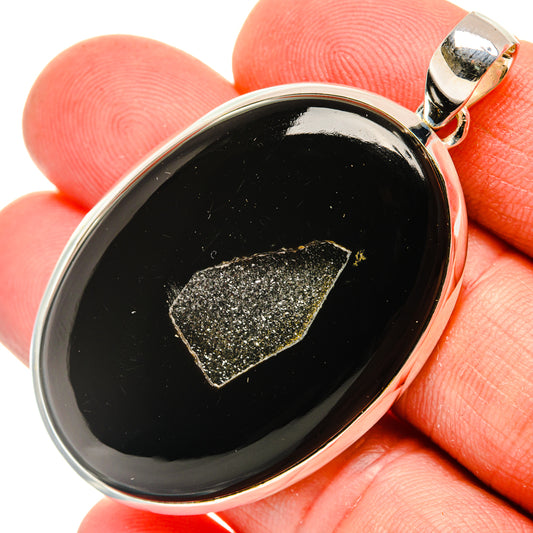 Black Onyx Pendants handcrafted by Ana Silver Co - PD30095