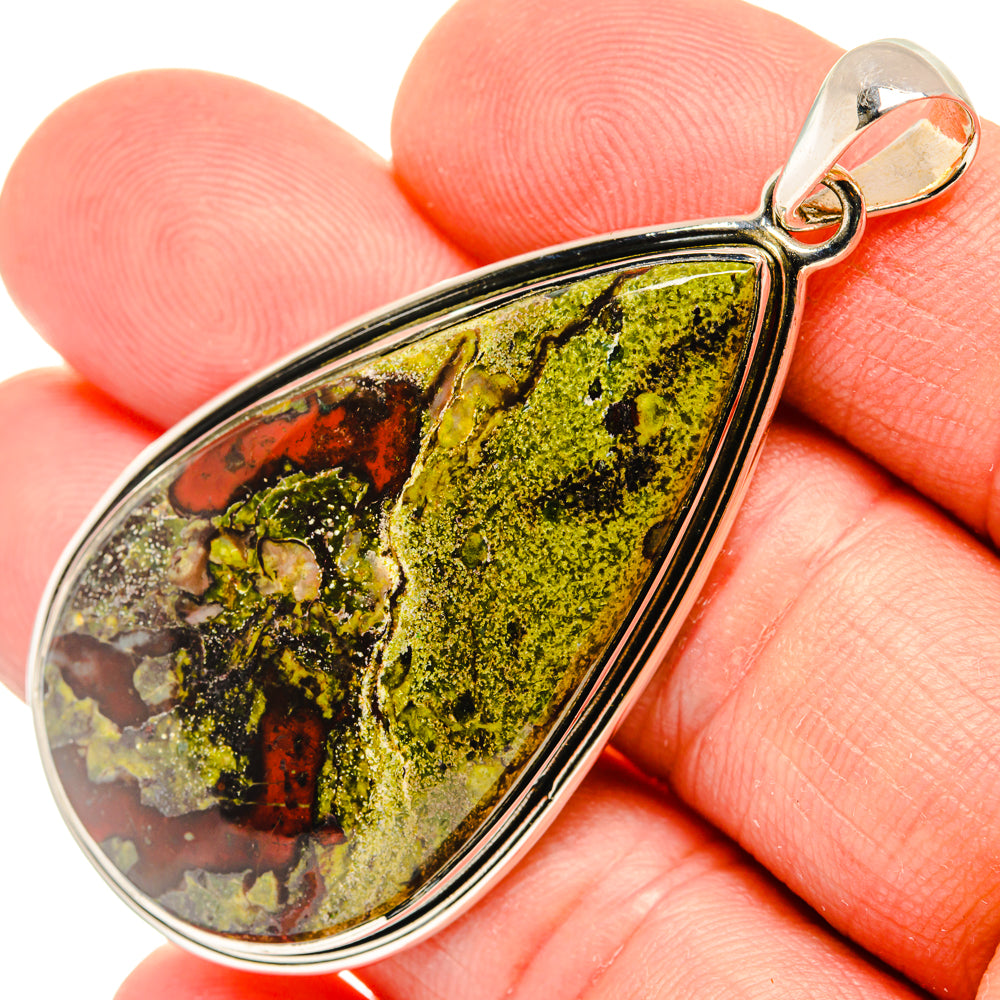 Dragon's Blood Stone Pendants handcrafted by Ana Silver Co - PD30099