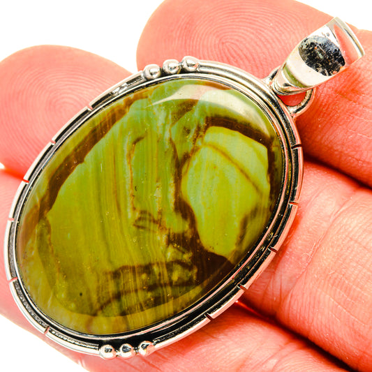 Willow Creek Jasper Pendants handcrafted by Ana Silver Co - PD30105