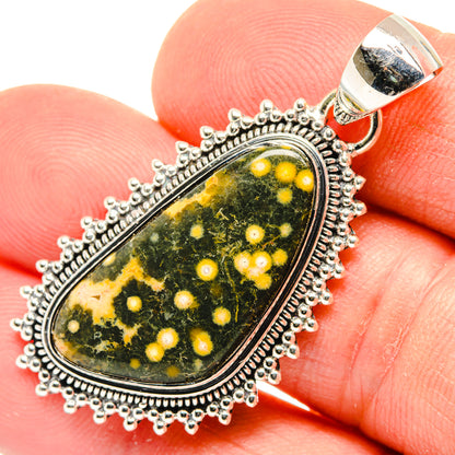 Ocean Jasper Pendants handcrafted by Ana Silver Co - PD30115